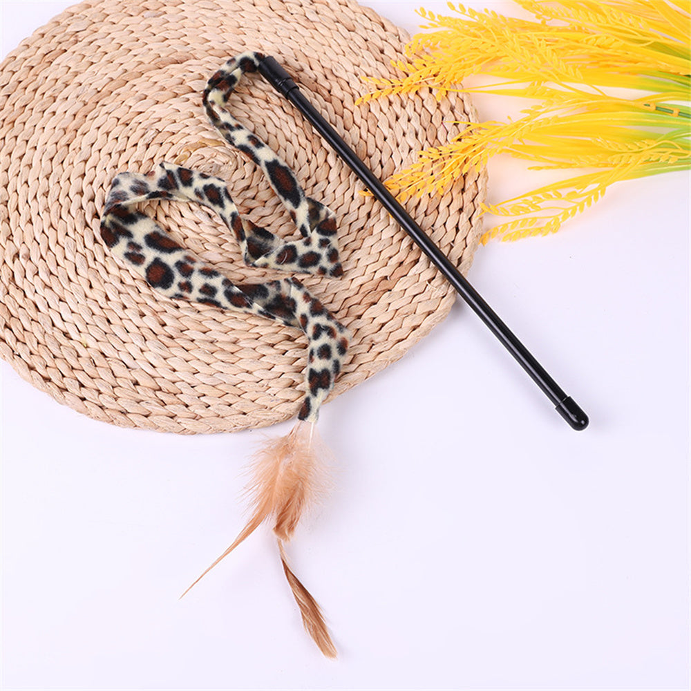 21 PCS Cat Toys Kitten Toys Assortments, Cat Feather Teaser-Wand Interactive Feather Toy Fluffy Mouse, Tunnel, Crinkle Balls Toys for Cat, Puppy, Kitty, Rabbit