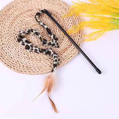 21 PCS Cat Toys Kitten Toys Assortments, Cat Feather Teaser-Wand Interactive Feather Toy Fluffy Mouse, Tunnel, Crinkle Balls Toys for Cat, Puppy, Kitty, Rabbit